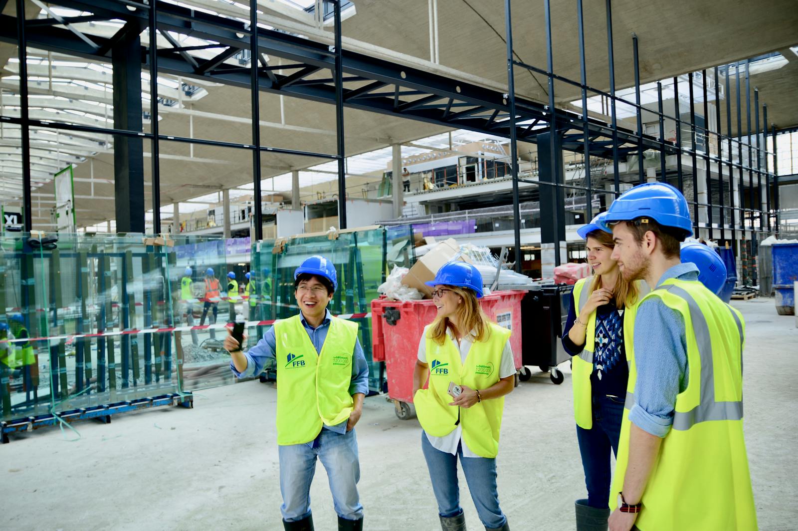 Construction team operations